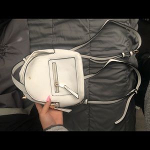 White baby backpack